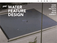 Tablet Screenshot of jmlwaterfeaturedesign.com